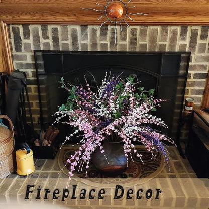 5Pcs 29.5" Faux Jasmine Artificial Flowers Tall White Floral Branches for Home Wedding Vase Filler Party DIY Decoration