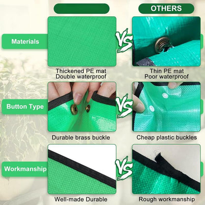 Repotting Mat for Indoor Plant Transplanting and Mess Control 27"X 27" Thickened Waterproof Potting Tray Foldable Succulent Potting Mat Portable Gardening Mat Garden Gifts for Women & Men