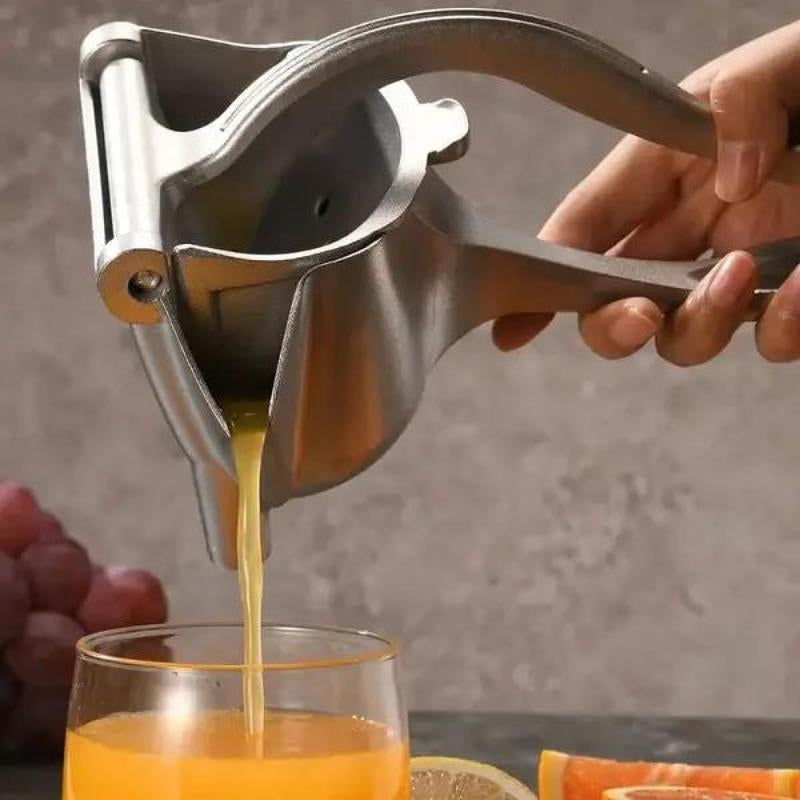 Hand Juicer Squeezer - Aluminum Manual Press Juicer with Ergonomic Grip for Efficient Juice Extraction of Pomegranates Citrus & More, Durable Compact Easy to Use & Clean Manual Citrus Juicer