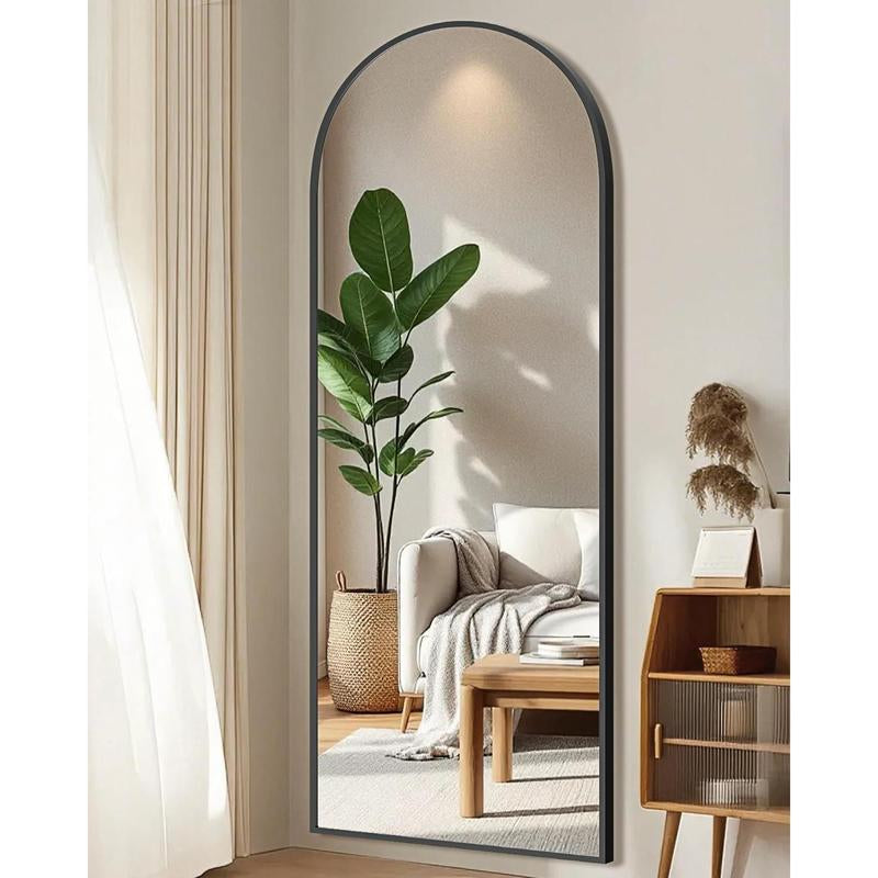 58"X19" Floor Mirror Full Length, Arched Full Length Mirror with Stand, Full Body Mirrors for Bedroom Living Room or Cloakroom Gold