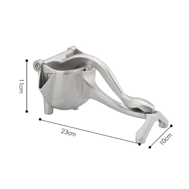 Hand Juicer Squeezer - Aluminum Manual Press Juicer with Ergonomic Grip for Efficient Juice Extraction of Pomegranates Citrus & More, Durable Compact Easy to Use & Clean Manual Citrus Juicer