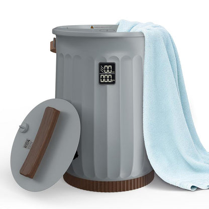 Towel Warmer for Bathroom, 20L Towel Heater with 4 Time Settings & Auto-Off, Fast Heating Blanket Warmer for Home, Safety Child Lock and Temp-Alert Design for Towels, Bathrobes