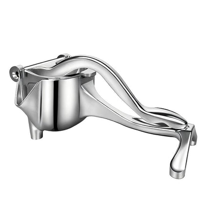 Hand Juicer Squeezer - Aluminum Manual Press Juicer with Ergonomic Grip for Efficient Juice Extraction of Pomegranates Citrus & More, Durable Compact Easy to Use & Clean Manual Citrus Juicer