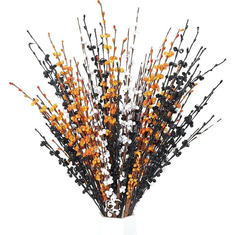 5Pcs 29.5" Faux Jasmine Artificial Flowers Tall White Floral Branches for Home Wedding Vase Filler Party DIY Decoration