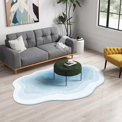 Super Soft Plush Carpet, Cozy Non-Slip Indoor Long Rug with Stylish Artistic Design for Modern Living Rooms, Bedrooms, and Game Rooms Decor Gift