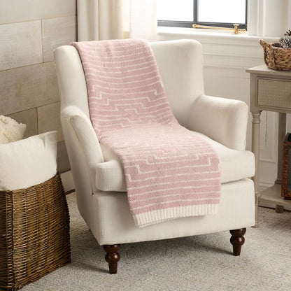 Barefoot Dreams Cozychic Diamond Stripe 45X60 Blanket
