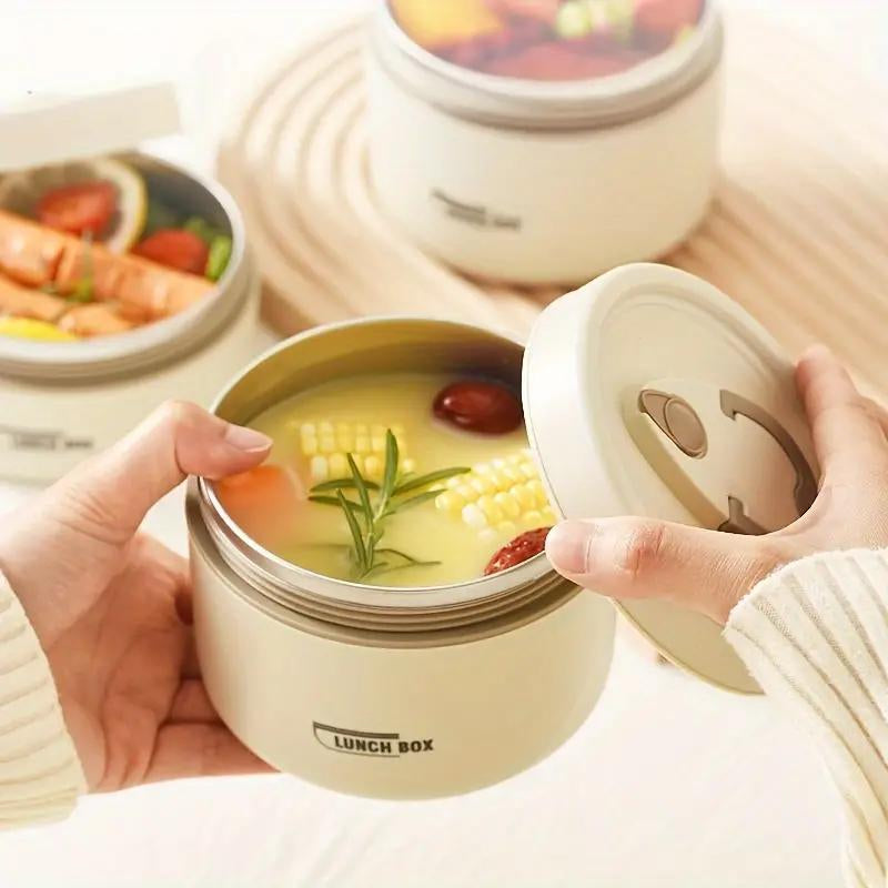 Stainless Steel Lunch Box Set,1 Set Including 3Countslunchboxes and 1 Count Insulated Bag,Insulated Foodlunchcontainer Set for Adult & Kids Tableware