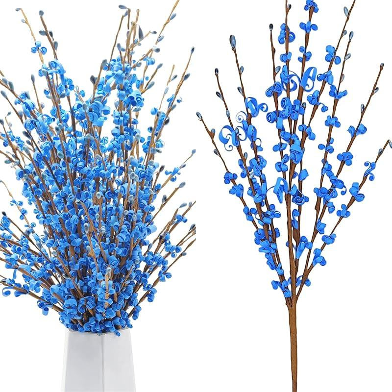5Pcs 29.5" Faux Jasmine Artificial Flowers Tall White Floral Branches for Home Wedding Vase Filler Party DIY Decoration