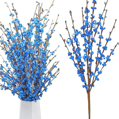 5Pcs 29.5" Faux Jasmine Artificial Flowers Tall White Floral Branches for Home Wedding Vase Filler Party DIY Decoration