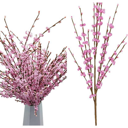 5Pcs 29.5" Faux Jasmine Artificial Flowers Tall White Floral Branches for Home Wedding Vase Filler Party DIY Decoration