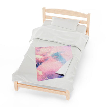 Velveteen Blanket, Cozy Home Decor, Customizable Soft Throw, Personalized Gift for Family & Friends, Warm Plush Bedding, Medium Heavy Weight