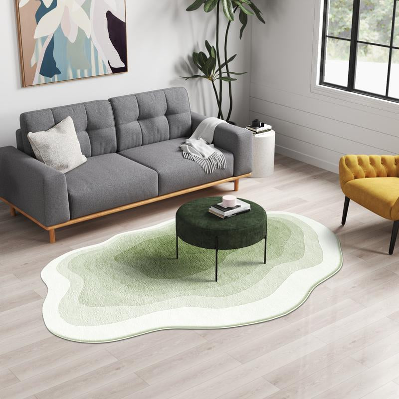 Super Soft Plush Carpet, Cozy Non-Slip Indoor Long Rug with Stylish Artistic Design for Modern Living Rooms, Bedrooms, and Game Rooms Decor Gift