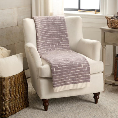 Barefoot Dreams Cozychic Diamond Stripe 45X60 Blanket