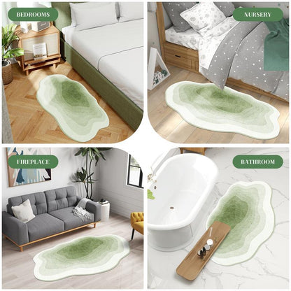 Super Soft Plush Carpet, Cozy Non-Slip Indoor Long Rug with Stylish Artistic Design for Modern Living Rooms, Bedrooms, and Game Rooms Decor Gift