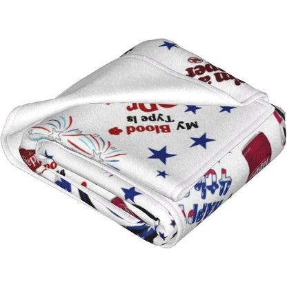 Classic Dr Blanket Pepper Throw Blanket Warm Ultra Soft for Living Room Bedroom Bed Sofa All Seasons Gift Single Sided Halloween Decor Blanket Sale Christmas Decor Valentine'S Day X-Mas Birthday Decorations