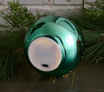 Set of 2 6" Starry Night Glass Ornaments by Valerie