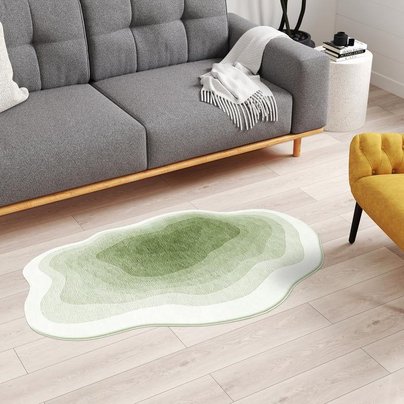 Super Soft Plush Carpet, Cozy Non-Slip Indoor Long Rug with Stylish Artistic Design for Modern Living Rooms, Bedrooms, and Game Rooms Decor Gift